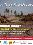 Hari Tanpa Tembakau: 200,000 Hektar Hutan Musnah